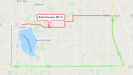 State Road 10 to be closed for 1 day for culvert replacement